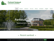 Tablet Screenshot of parkstadvastgoed.nl